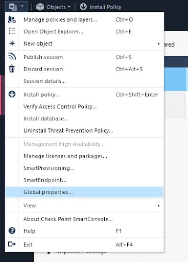 Open Global Properties