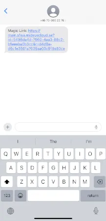 Magic Link SMS