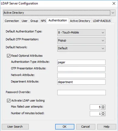 Mideye Server — configure LDAP server for authentication
