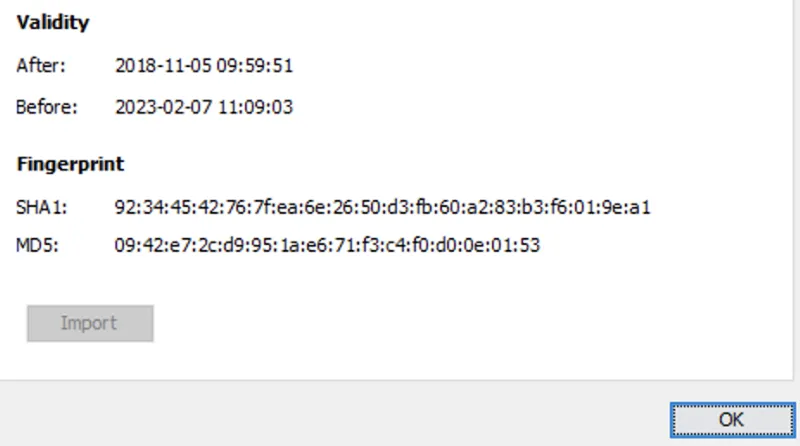 Mideye Server LDAP profile showing the Fetch Certificate button for importing the new Kerberos certificate