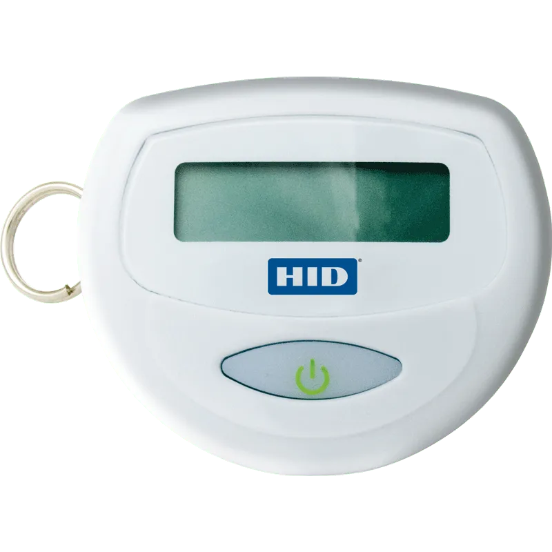 HID Mini hardware token card - compact authentication device weighing 16 grams