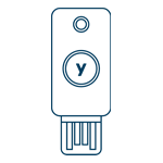 YubiKey 4 hardware token for MFA authentication